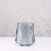 Glass Hurricane Smoked Grey 18cm image