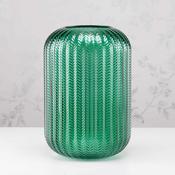 Glass Candleholder Green Height 32cm image