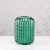 Glass Candleholder Green Height 24cm image