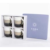 Tara Home Asker Set of 4 Mugs Reactive Grey image
