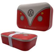 Bamboo VW Campervan Red Lunch Box image