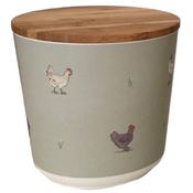 Willow Farm Bamboo Small Round Storage Jar image