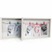 4x6in B&amp;G Baby Triple Peg Frame image