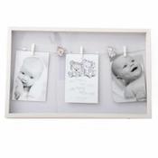 4x6in Triple Natural Baby Peg Frame image