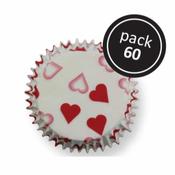 Petite Heart Baking Cups 60 Pack image