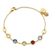 Bracelet with Multi Coloured Stones image