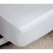White Double Fitted Sheet Percale image