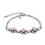 Floral Bracelet with Rose Stone Settings image
