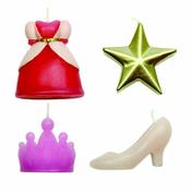 Princess Candles Set of 4 image