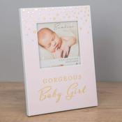 4x4in Bambino Paperwrap Photo Frame Baby Girl image