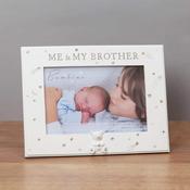 6x4in Bambino Resin Me and My Brother Photo Frame image