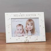 6x4in Bambino Resin Me and My Sister Photo Frame image