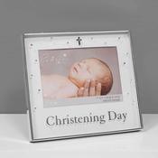 Bambino Silver Plated Photo Frame Christening 7×5 image