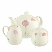 Bloom Teapot Sugar &amp; Cream Set image