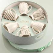 Aynsley Hathaway 6 Mugs in Hat Box image