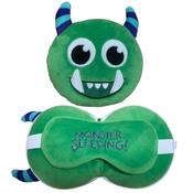 Monstarz Round Travel Pillow and Eye Mask image