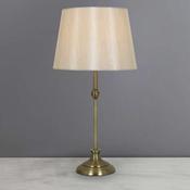 Metal Ball Table Lamp Antique Brass image