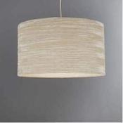 Crushed Velvet Pendant Large Cream H 23cm W 40cm image