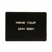 Black LED Peg Board Sign 21x30x4cm