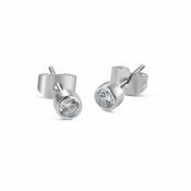 Clear Stone Stud Earrings
