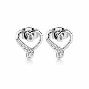 Silver Heart Earrings image