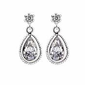Earrings Clear Stone image