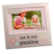 Me &amp; My Grandma 6x4in Aluminium Photo Frame image