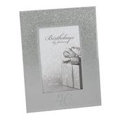 Glitter Mirror Frame 4×6 – 40th Birthday image