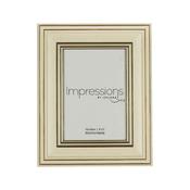 Cream &amp; Gold Photo Frame 5x7in image