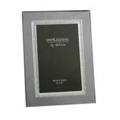 4X6 Silver Frame Sparkly Border image