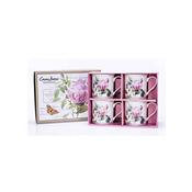 Emma James Bone China Pink Rose Design Mugs