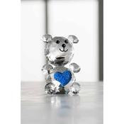 Galway Crystal Love Bear Blue