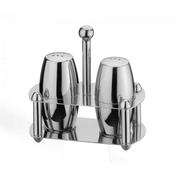 Stainless Steel Salt &amp; Pepper Set With Stand image