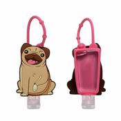 Gel Hand Sanitiser with Mopps Pug Silicone Cover image