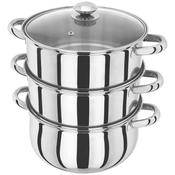 Judge 3 Tier Glass Lid 24cm Steamer Set image