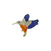 Kingfisher Gold – Blue – Orange Crystal
