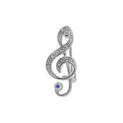 Treble Clef Brooch image