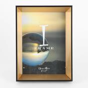 iFrame Black &amp; Gold Photo Frame 5×7 image