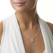Double Heart Pendant Clear image