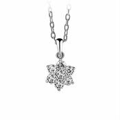 Newbridge Silverware Floral Cup Pendant Clear image