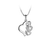 Multi Heart Pendant Clear image