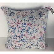 White Pink Blue Floral Cushion Cover 44x44cm image