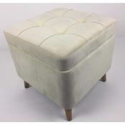 Storage Stool Cream Large image