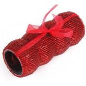 Set of 4 Red Napkin Rings 10cm Diameter image