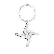 Silver Plated St Brigids Cross Keyring image