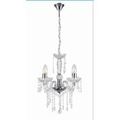 3 Arm Chandelier Clear image