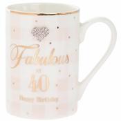 Mad Dots 40th Birthday Mug image