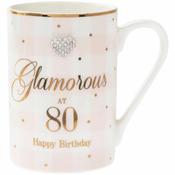 Mad Dots Fabulous at 80th Happy Birthday Mug image