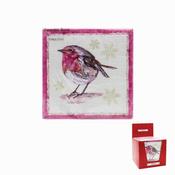 Winter Robin Napkins 17cm image