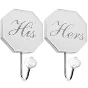Mirror His and Hers Wall Hook Set image